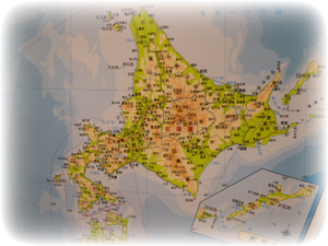 map of Hokkaido
