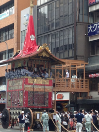 A float for Gion-Matsuri Festival